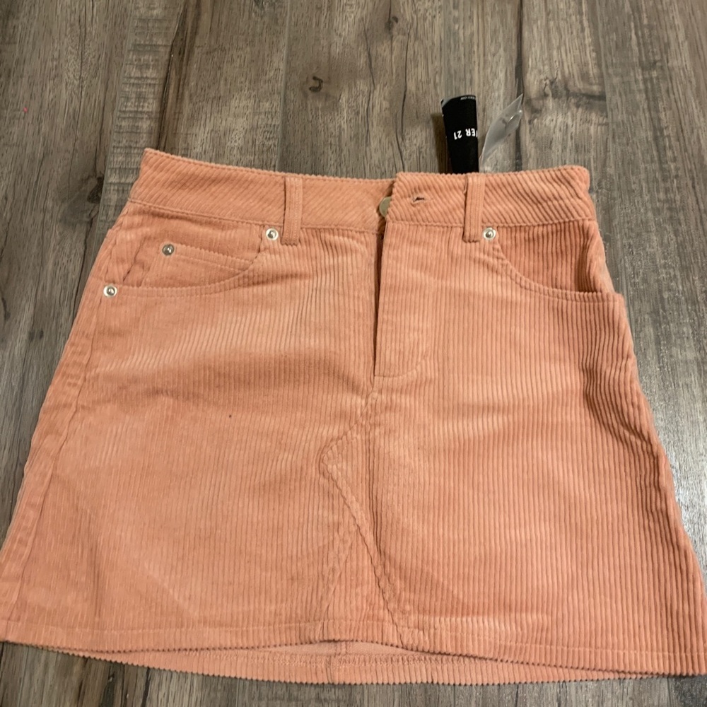 velvet pink skirt